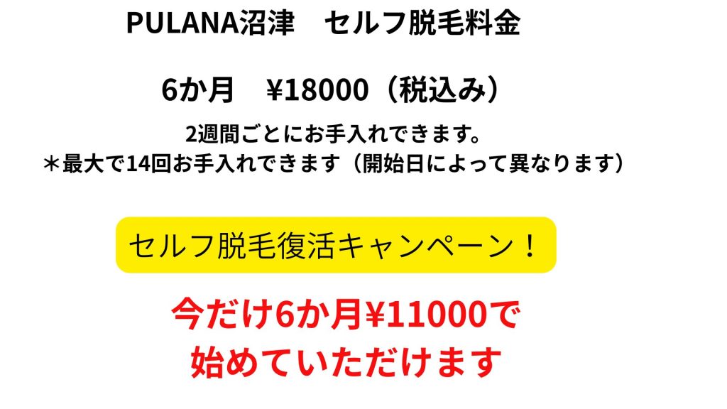セルフ脱毛　沼津、脱毛サロン沼津、脱毛サロン　安い、沼津脱毛サロン　安い、セルフ脱毛、VIO脱毛　セルフ